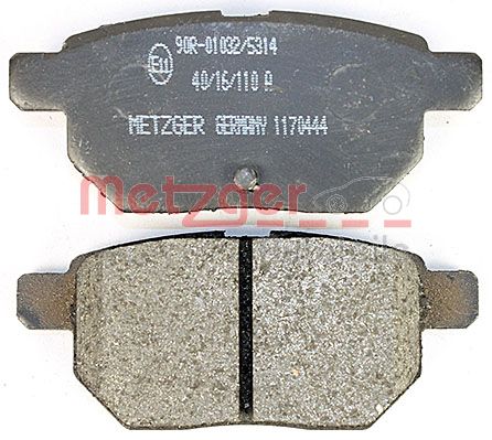 METZGER 1170444 GREENPARTS Bremsbelagsatz, Scheibenbremse